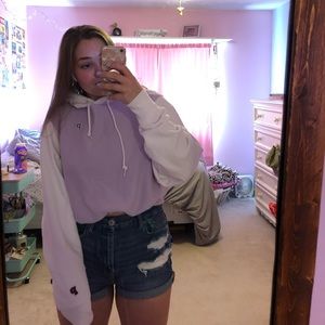 Two toned sweatshirt